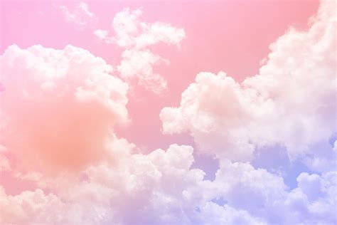 Pastel Dream Clouds Wall Mural Murals Your Way Cow Print Wallpaper