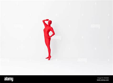 Woman In Bodysuit Posing Stock Photo Alamy