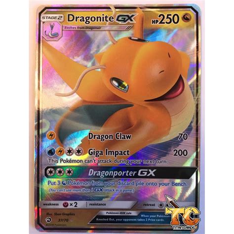 Pokémon go players are reporting higher dragonite spawn rates near landmarks and other famous places. Dragonite GX 37/70 Regular Art Pokemon Card (Dragon Majesty)