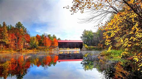 County Bridge In New Hampshire Best Tourist Destinations Picturesque