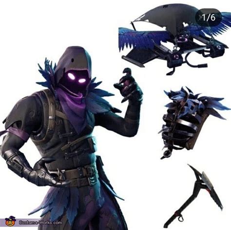 Fortnite The Raven Costume Creative Diy Ideas Photo 210