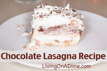 In a bowl, combine chocolate instant pudding with 3 1/4 cups cold milk. Chocolate Lasagna Recipe - Posh Pudding Dessert