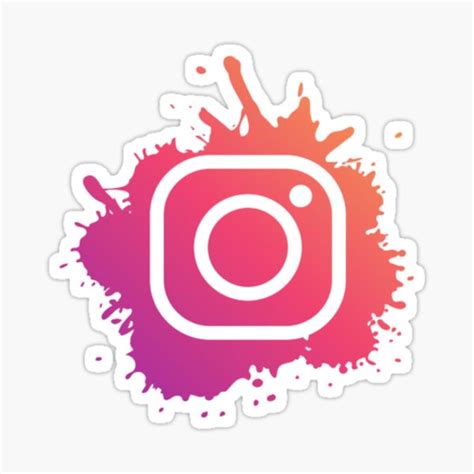 Instagram Logo Sticker For Sale By Asmartdesign Redbubble