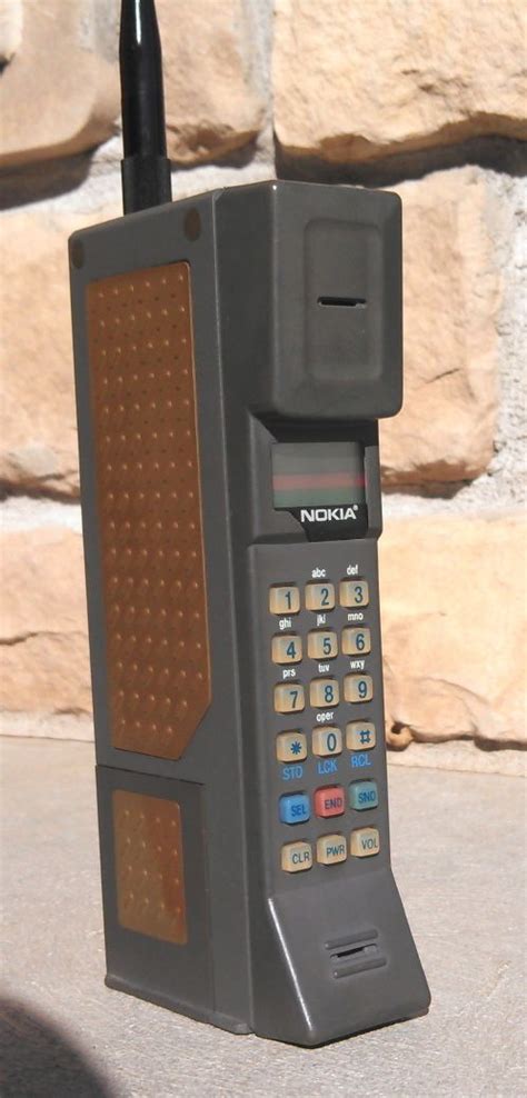 The King Of Cell Phones 1980s Nokia Phone Retrotech Throwback Nokia Phone Retro Phone Nokia