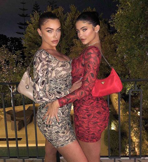 Kylie Jenner And Bff Stassie Karanikolaou Twin In Matching Skims Waist