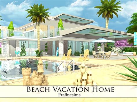 Beach Vacation Home By Pralinesims At Tsr Sims 4 Updates
