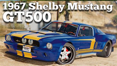 Gta V Pc Mods 1967 Shelby Mustang Gt500 Download Youtube