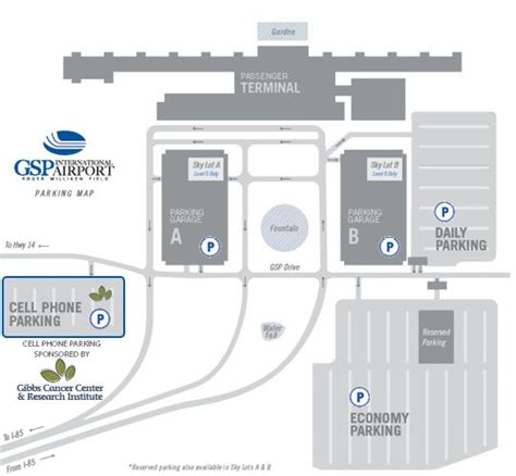 Gsp Airport Terminal Map