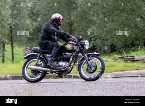Vintage Bsa Motorcycle Stock Photo Alamy