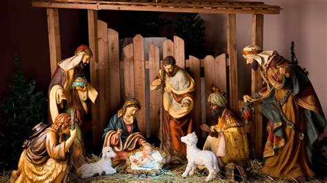 El Centro De La Navidad Es El Nacimiento De Jesús Enfatiza La