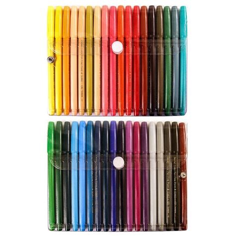 Pentel S360 Color Pen Sets Set Of 36 9587561 Hsn
