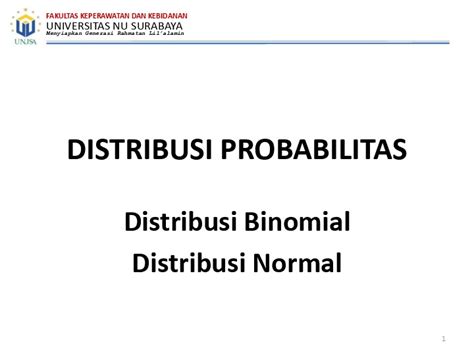 Download Pdf Distribusi Probabilitas Distribusi Binomial Distribusi Normal Oq Z Rd K