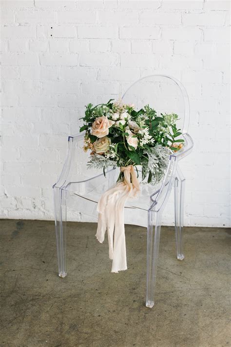 Gluing the clear plastic requires the use of an acrylic plastic glue or clear silicone glue. Clear Ghost Chairs + Wedding Bouquets // Clean and ...