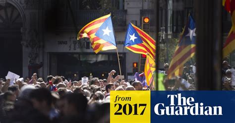 Pro Independence Protesters Rally After Catalan Officials Arrested Video Report World News