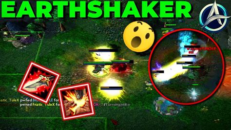 Earthshaker Dota 1 Echo Slam Versus 4 Heroes De Melee Xd Replay