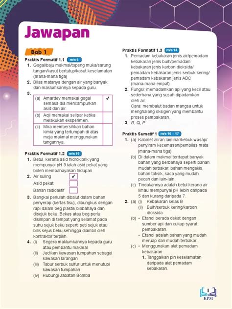 Buku Teks Kimia Tingkatan 4 Kssm Bab 8 Pdf Nota Kimia Tingkatan 4 Bm