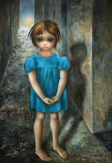 Girl In A Blue Dress Poster Big Eyes Margaret Keane Big Eyes Art