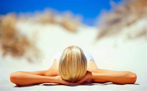 Beach Sunbathing Wallpaper Pictmage