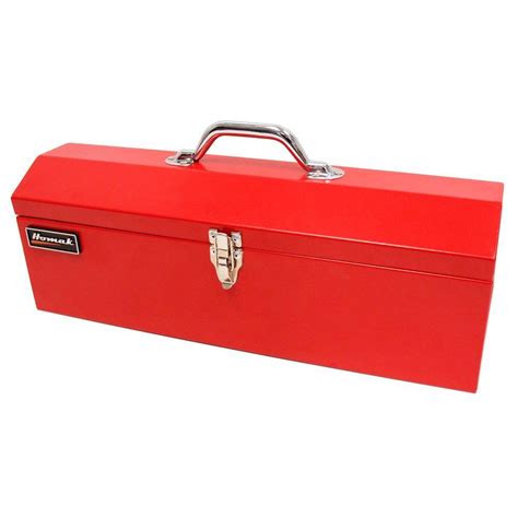 Homak 19 In Metal Tool Box Red Rd00119200 The Home Depot