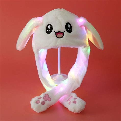 Led Moving Bunny Ears Hat 60cm 2499 The Mad Shop