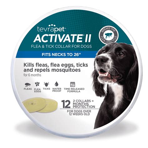 Activate Ii Flea And Tick Collar For Dogs 12 Months Of Flea And Tick