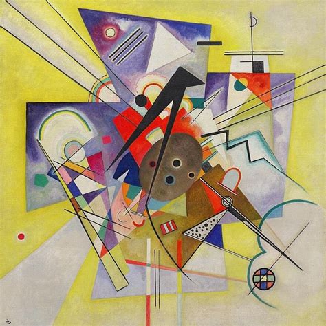 Bauhaus Movement — Vasily Kandinsky 1866 1944 Yellow Accompaniment