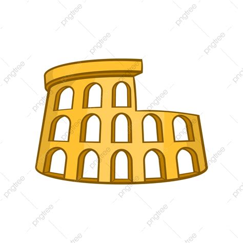 El coliseo (colosseum en latín), originalmente llamado anfiteatro flavio (amphitheatrum flavium), es un gran edificio situado en el centro de la ciudad de roma, capital de italia. Icono De Coliseo Romano Estilo De Dibujos Animados, Roma ...