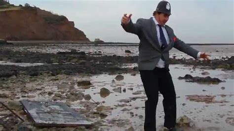 Copper Falls In Mud Funny British Policeman Fail Youtube