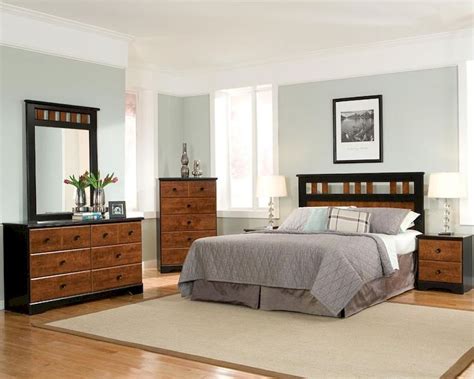 Set includes sleigh bed, dresser, mirror, chest, nightstand traditional style louis philippe design gray finish antique style hardware french dovetail drawers. Standard Furniture Panel Bedroom Set Steelwood ST-61250SET