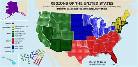 The Unique Regions Of The United States Objective Lists