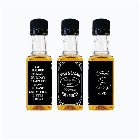 Custom Jack Daniels Mini Bottle Labels Baby By Liquidcourage