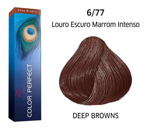 Wella Color Perfect Tinta 677 Louro Esc Marrom Intenso 60g Body E Beauty