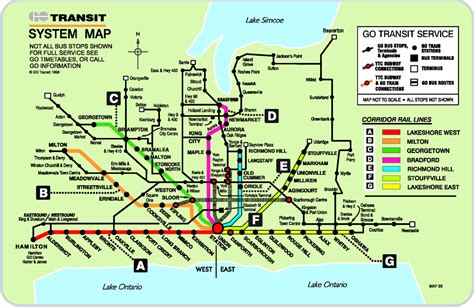 Regional Transit Maps And Brochures Transit Toronto Content