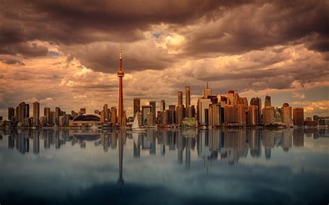 Please according to camera system version to download the corresponding upgrade firmware. Download wallpapers CN Tower, urban skyline, Toronto, Canada, Ontario lake, cityscape ...