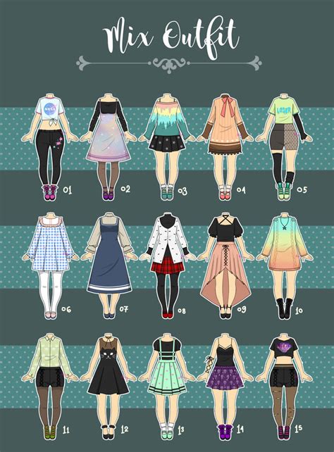 Closed Casual Outfit Adopts 07 By Rosariy On Deviantart