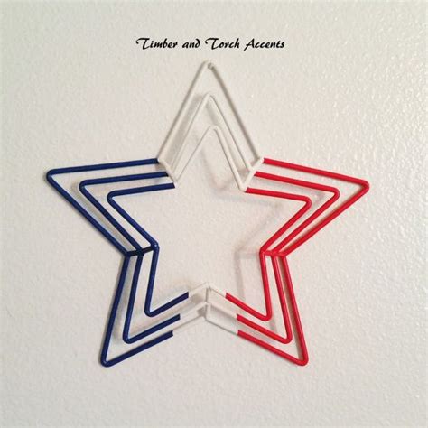3d Metal Stars And Stripes Metal Wall Decor Red White And Blue 4th