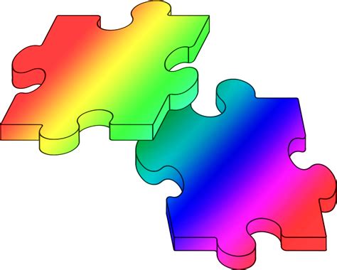Rainbow Puzzle Pieces by MeMiMouse on Newgrounds