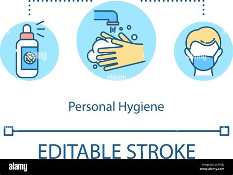 Personal Hygiene Concept Icon Stock Vector Image And Art Alamy