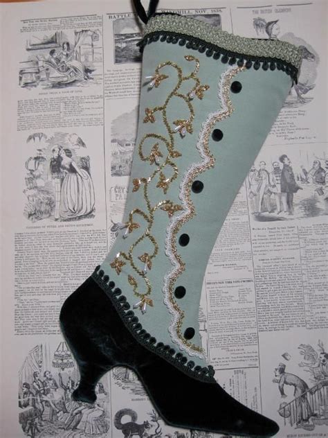 John fluevog stunner floral booties. Victorian Christmas Stocking by Arkathwyn | Other Ideas ...