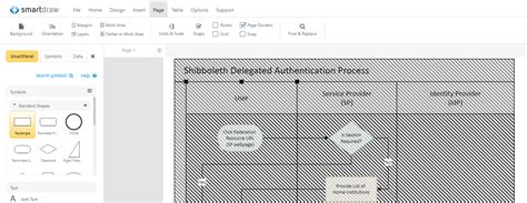 Remove Diagonal Background Or Foreground In Smartdraw After Visio