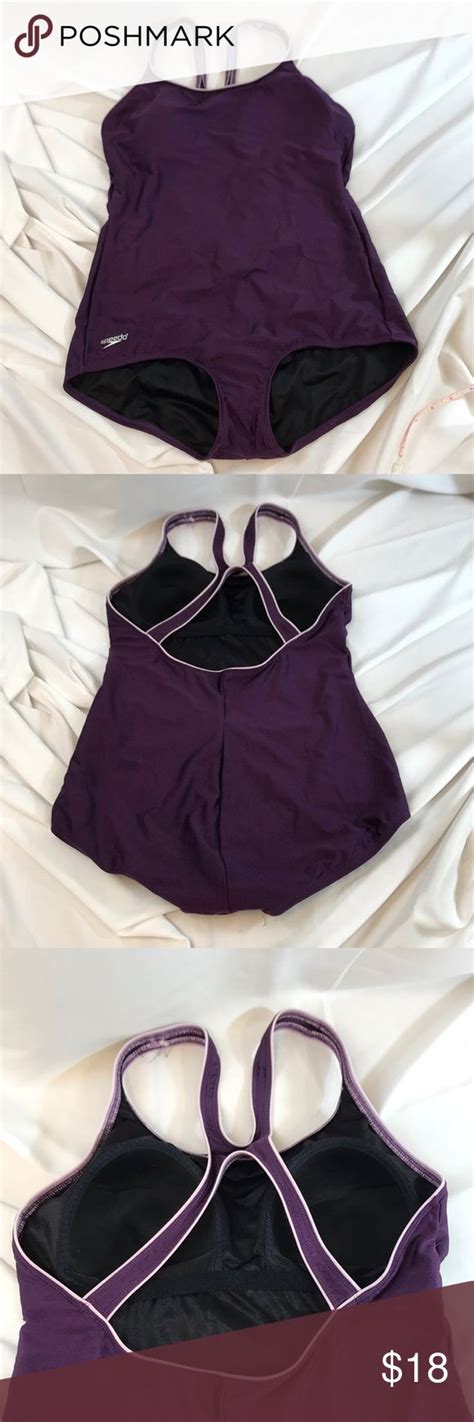 Speedo Purple Swimsuit Size 12 Purple Swimsuit Swimsuits Speedo
