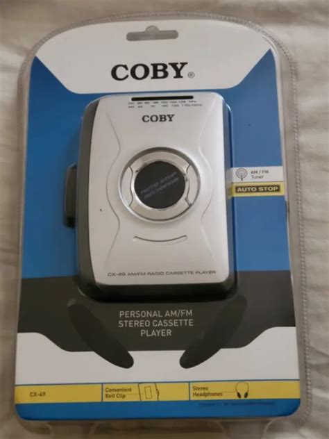 coby personal am fm stereo cassette player model cx49 new and still sealed 24 99 picclick