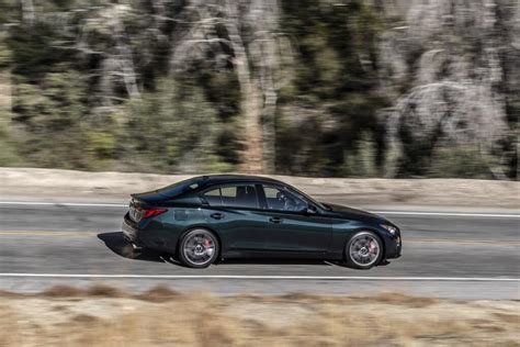 Infiniti Debuts Color Shifting Black Opal Paint On 2023 Q50 Red Sport