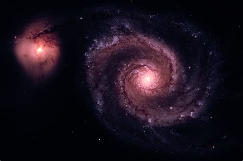 M51 The Whirlpool Galaxy Real Space By Omniomi On Deviantart