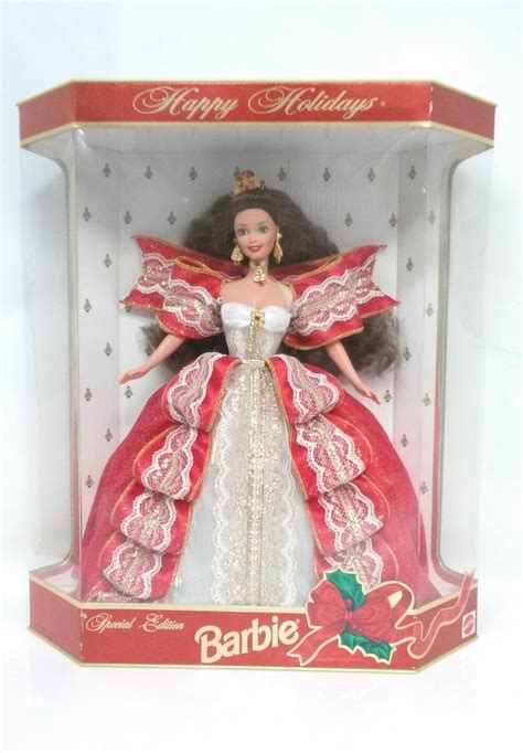 Happy Holidays Barbie Doll Special Edition 1997 10th Anniversary Mattel 17832