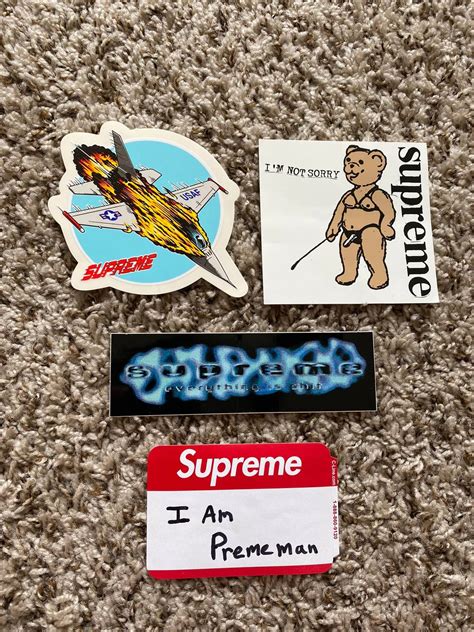 Supreme Supreme Sticker Pack 4 3 Stickers Grailed