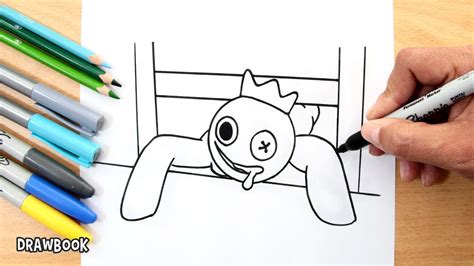 How To Draw Blue Death Roblox Rainbow Friends Endgame