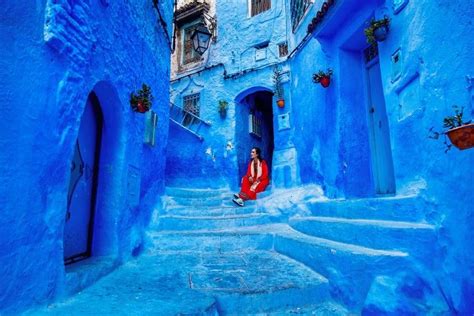 These Are The Most Colourful Streets In Africa Best Places To Travel Blue City Blue City Morocco