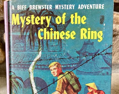 Rare Vintage Book 1960 Biff Brewster Mystery Of The Chinese Ring