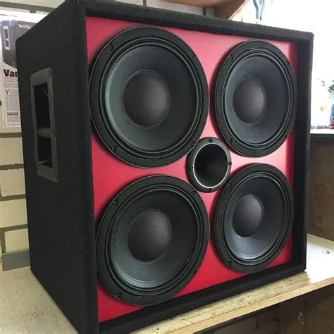 Kustom k250 amp & rare 1x18 folded horn bass cabinet 1972 charcoal sparkle. Dj Bass Cabinet Design